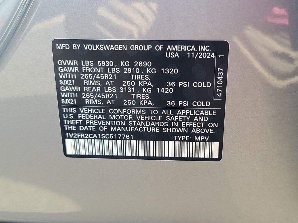 2025 Volkswagen Atlas 2.0T SEL Premium R-Line Springfield VA