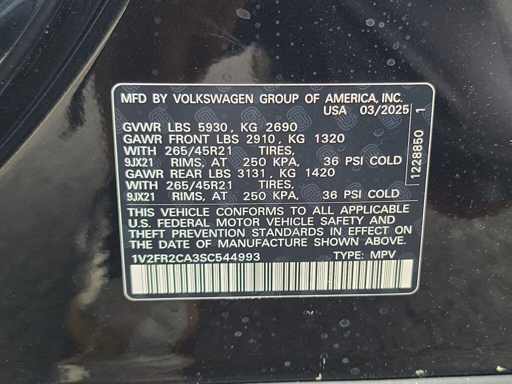 2025 Volkswagen Atlas 2.0T SEL Premium R-Line Springfield VA