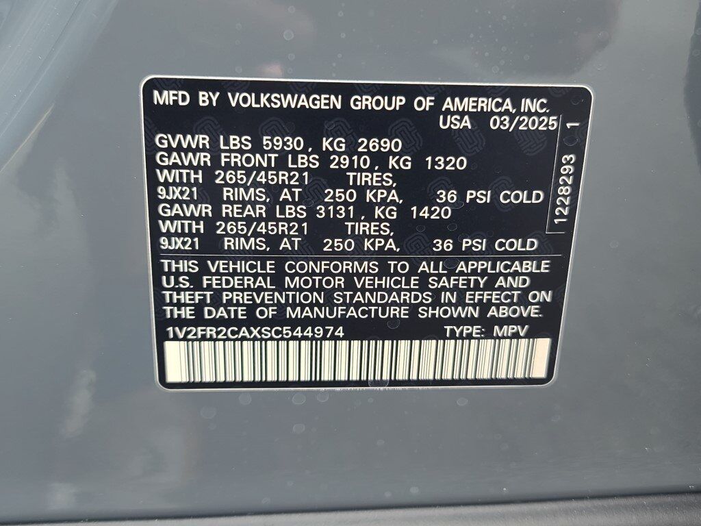 2025 Volkswagen Atlas 2.0T SEL Premium R-Line Springfield VA