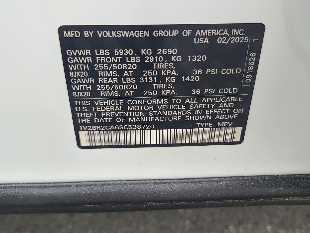 2025 Volkswagen Atlas 2.0T SEL Springfield VA