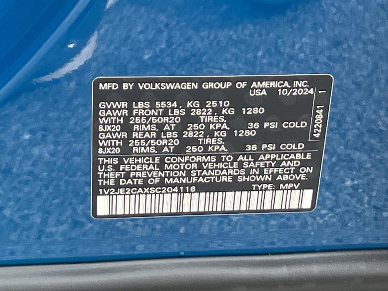 2025 Volkswagen Atlas Cross Sport 2.0T SE w/Technology Hagerstown MD