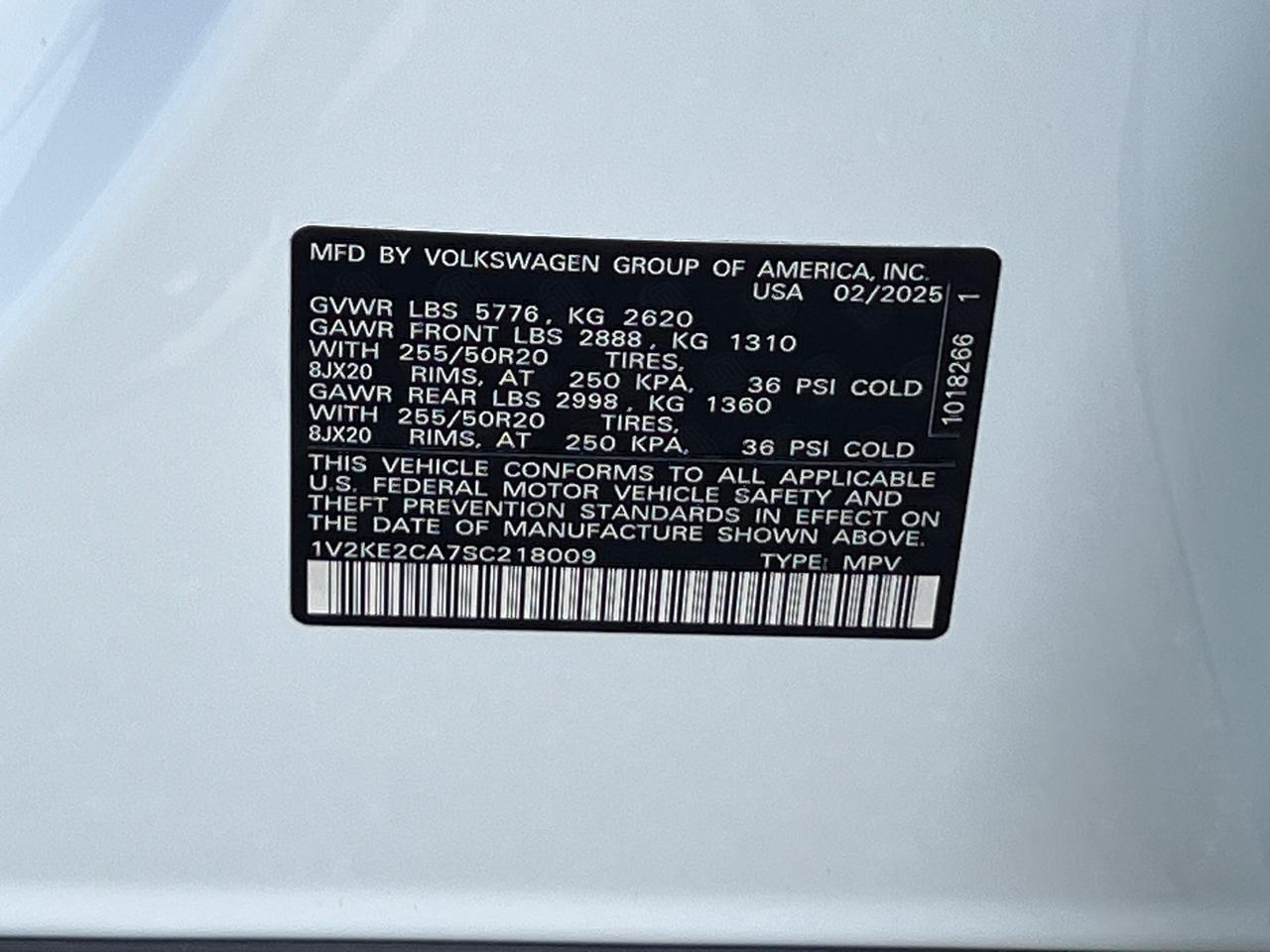 2025 Volkswagen Atlas Cross Sport 2.0T SE w/Technology Hagerstown MD