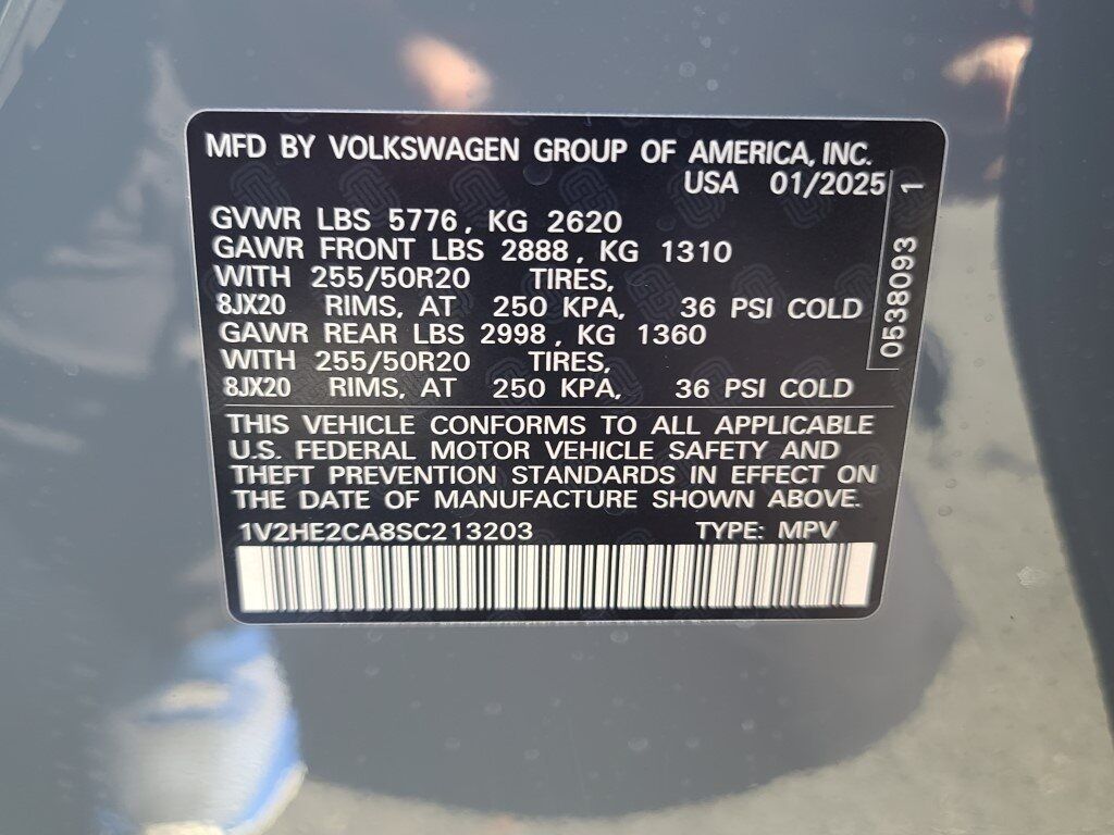 2025 Volkswagen Atlas Cross Sport 2.0T SE w/Technology Springfield VA