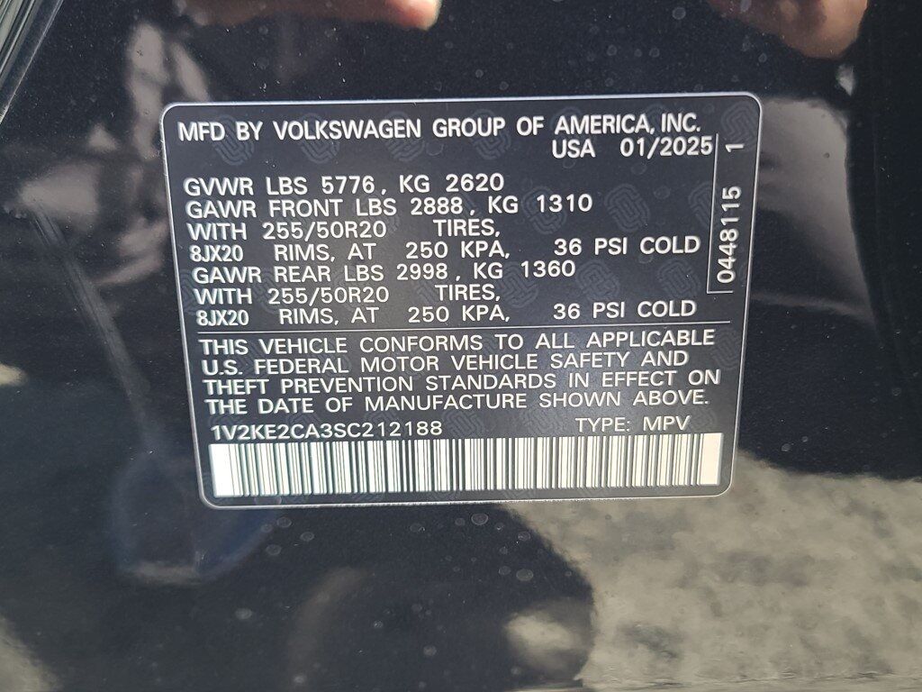 2025 Volkswagen Atlas Cross Sport 2.0T SE w/Technology Springfield VA