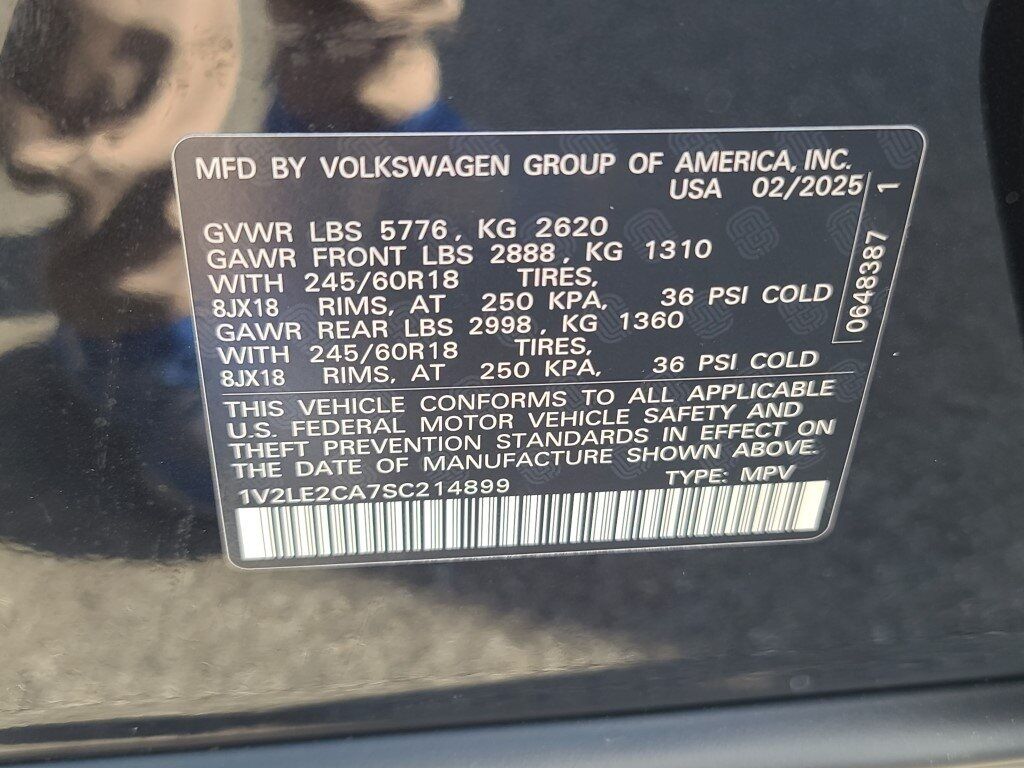 2025 Volkswagen Atlas Cross Sport 2.0T SE Springfield VA