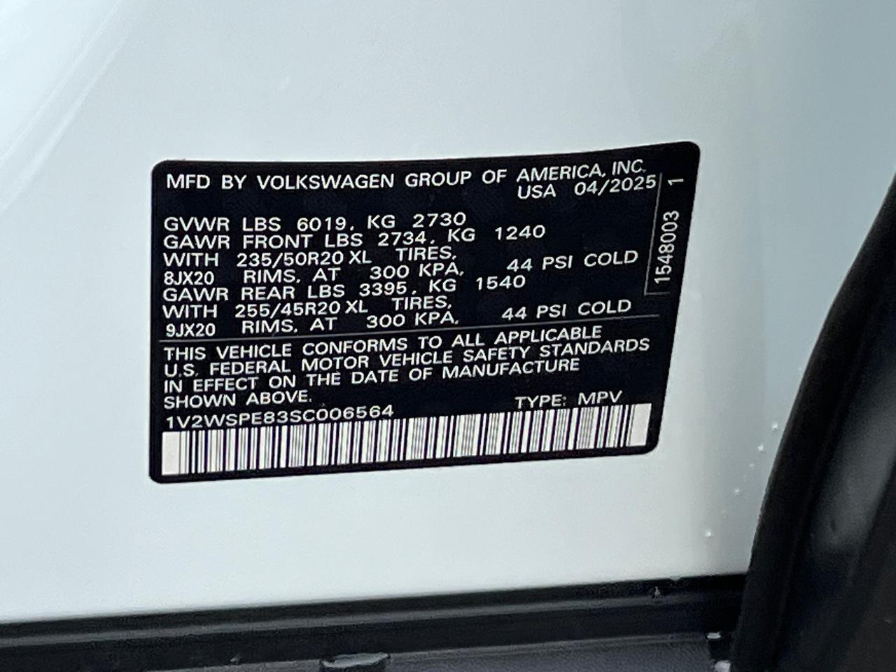 2025 Volkswagen ID.4 Pro S Hagerstown MD