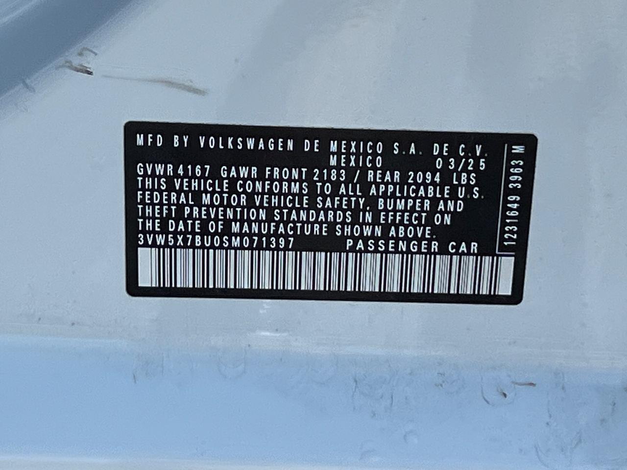 2025 Volkswagen Jetta 1.5T S Hagerstown MD