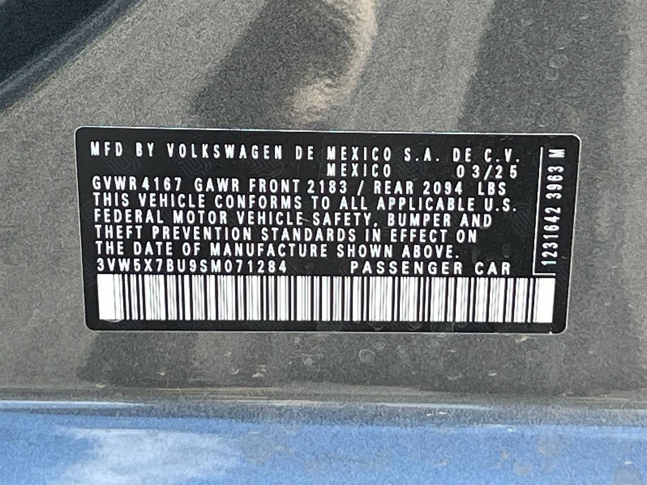 2025 Volkswagen Jetta 1.5T S Hagerstown MD