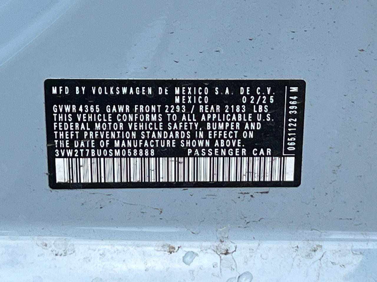 2025 Volkswagen Jetta GLI 2.0T Autobahn Hagerstown MD