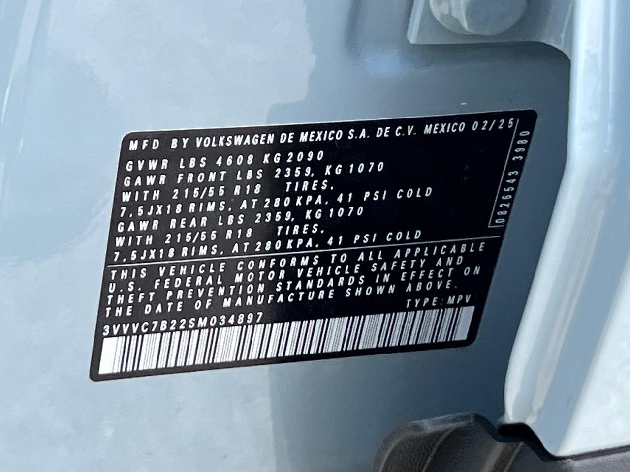 2025 Volkswagen Taos 1.5T SE Hagerstown MD